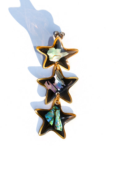 Mini Sirius Abalone Star Studs